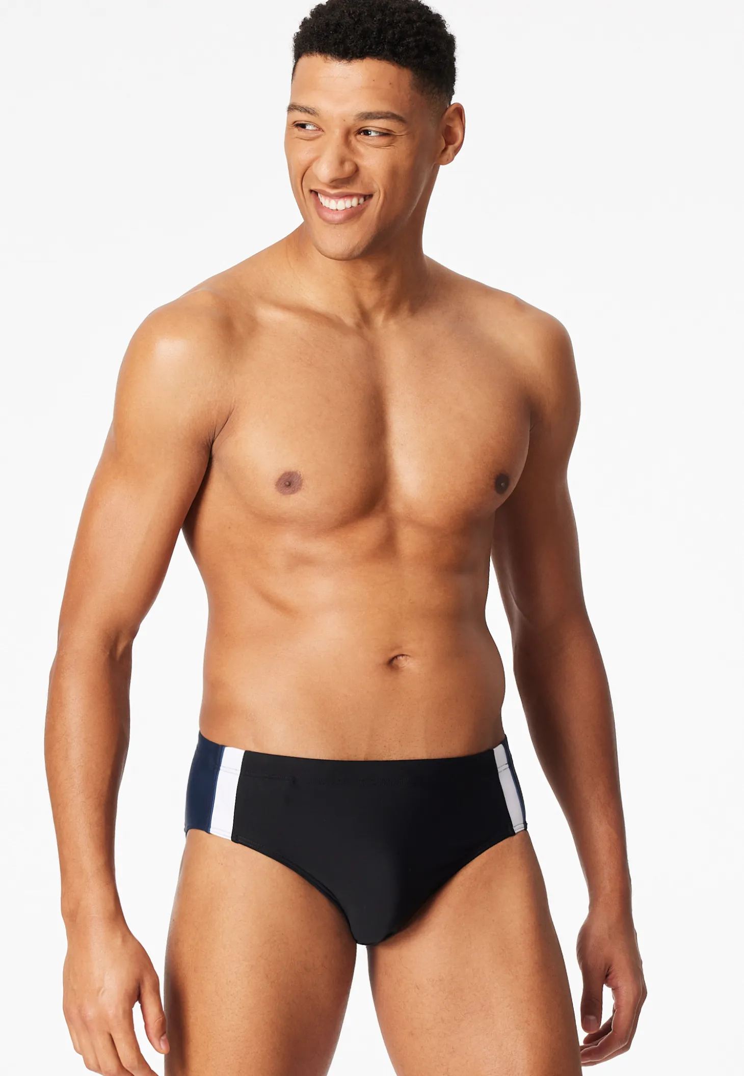 Badehose Schlüsseltasche schwarz - Aqua