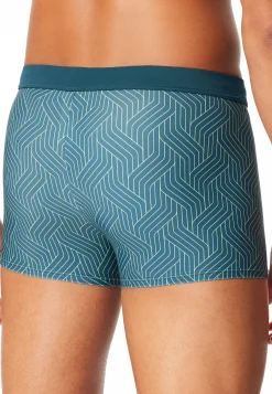 Badehose Wirkware lime gemustert - Aqua