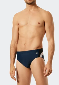 Badehose Wirkwareseitliche Streifen admiral - Nautical Active