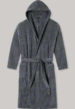 Bademantel Frottee grau - Essentials