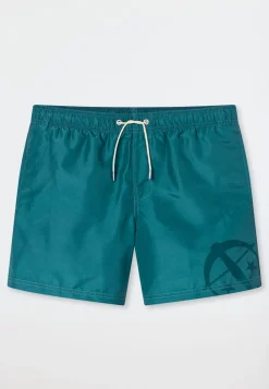 Badeshorts Webware Armbrust grün - Aqua