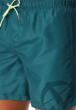 Badeshorts Webware Armbrust grün - Aqua