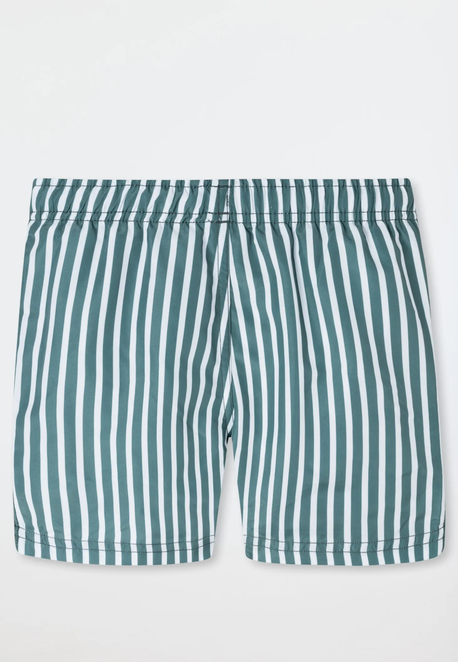Badeshorts Webware Streifen mineral - Aqua