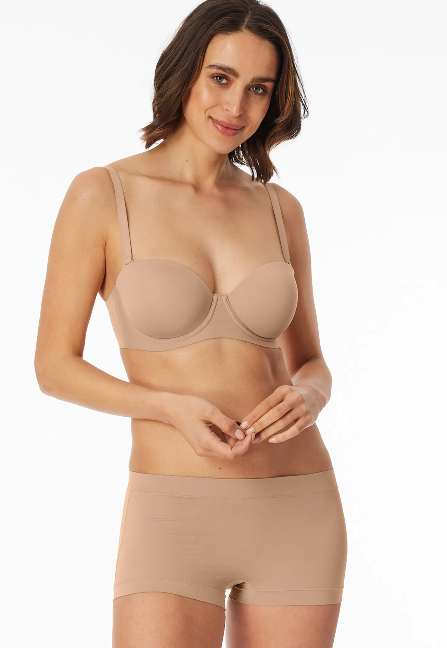 Bandeau-BH mit abnehmbaren Trägern und gleitenden Cups - Unique Micro