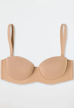 Bandeau-BH mit abnehmbaren Trägern und gleitenden Cups - Unique Micro