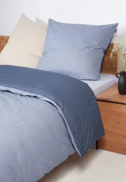 Bettwäscheset zweiteilig Renforcé blau - SCHIESSER Home