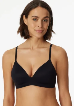 BH ohne Bügel gepadded schwarz - Invisible Soft