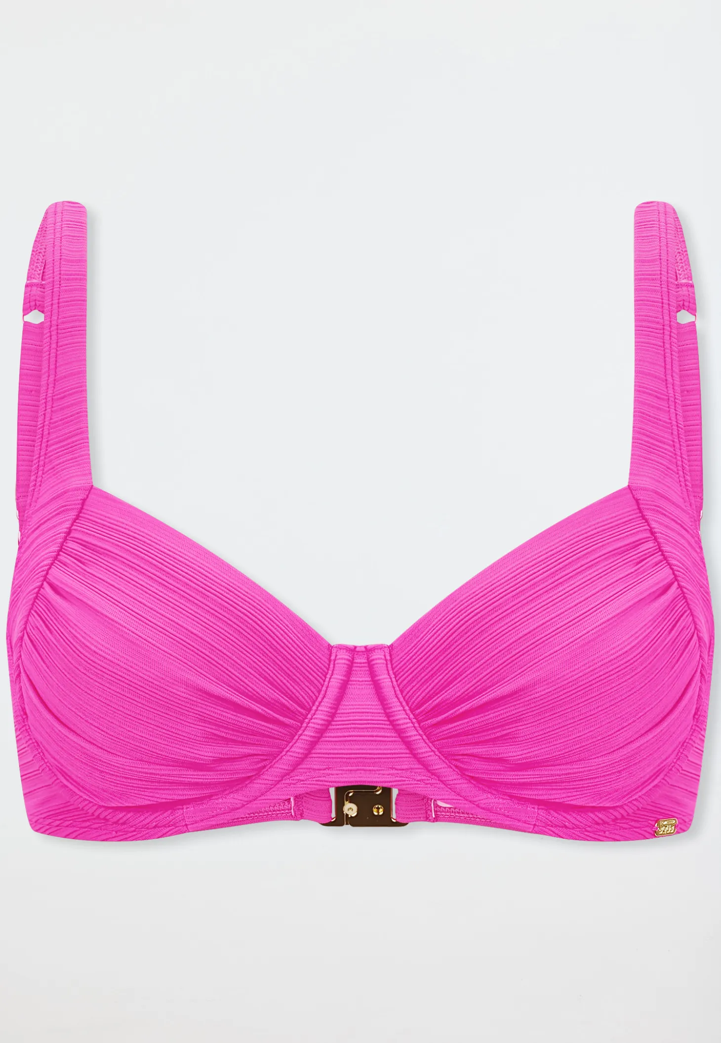 Bikini-Top mit Bügeln fuchsia - Aqua