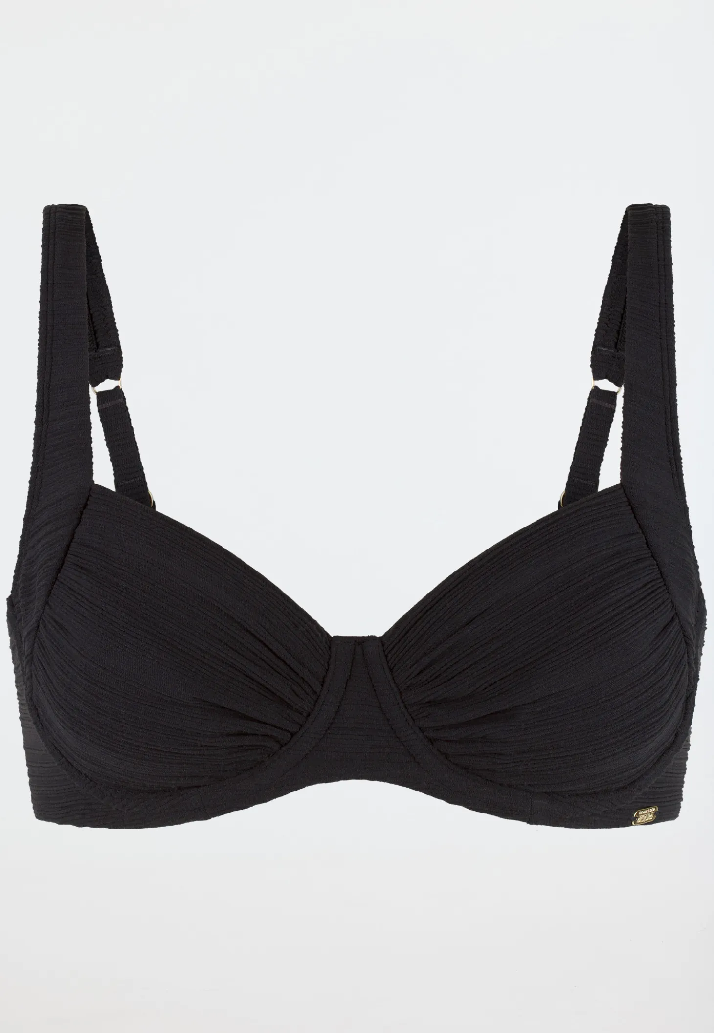 Bikini-Top mit Bügeln schwarz - Aqua