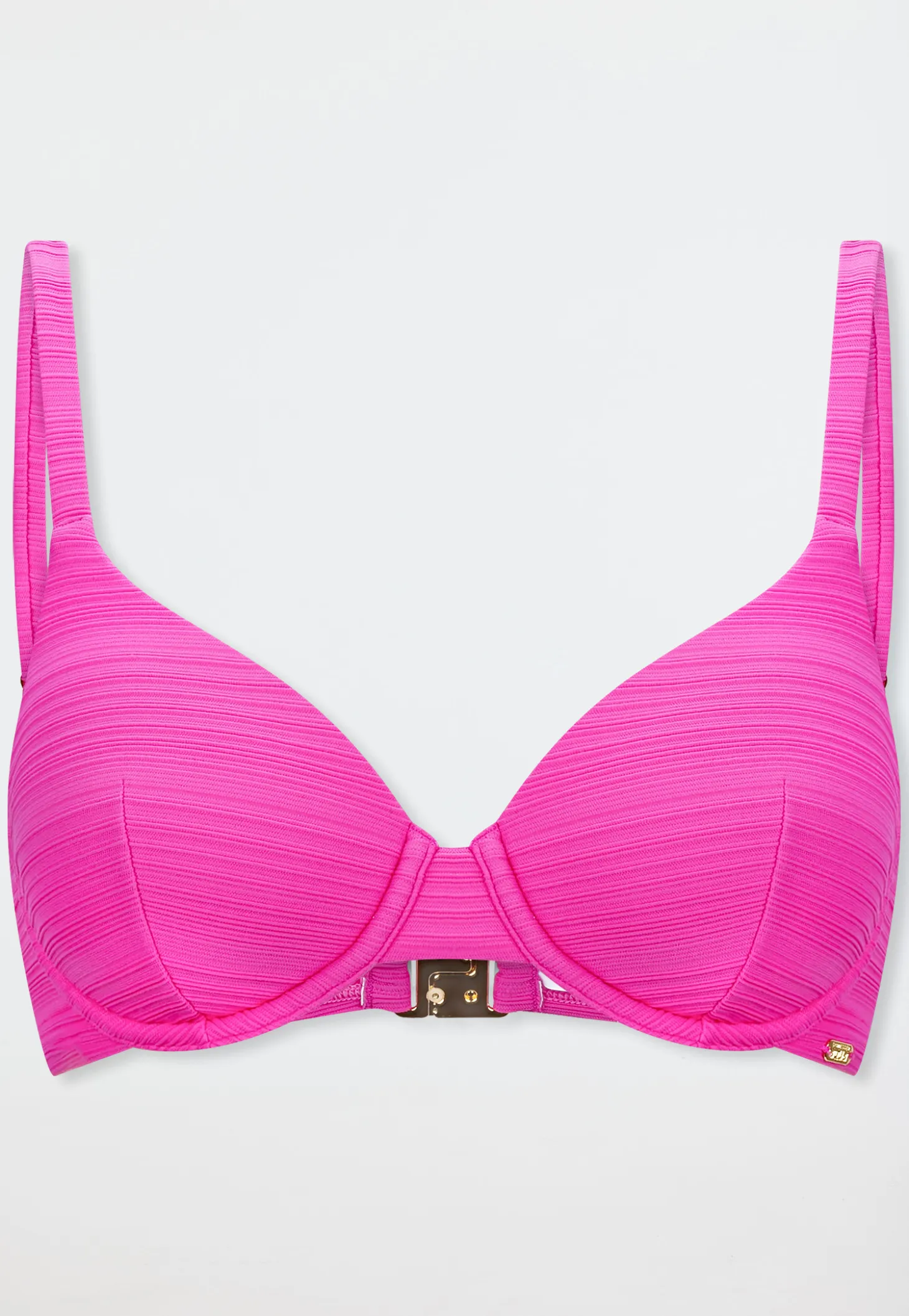 Bikini-Top mit Schale fuchsia - Aqua