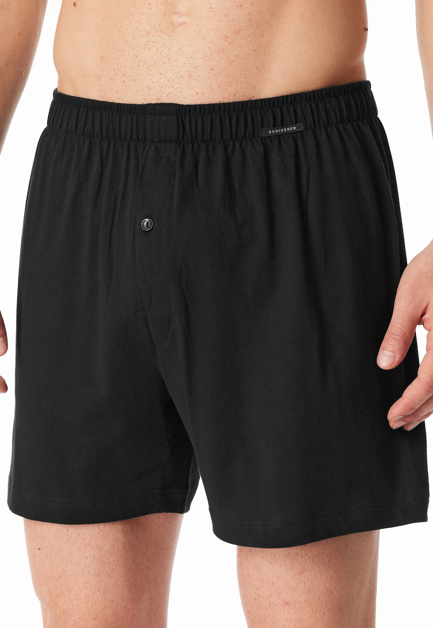 Boxershorts 2er-Pack Jersey schwarz - Boxershorts Multipacks