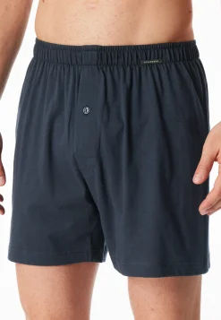 Boxershorts 2er-Pack Jersey schwarz/petrol - Boxershorts Multipacks