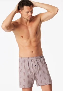 Boxershorts 2er-Pack Jersey uni gemustert - Boxershorts Multipacks