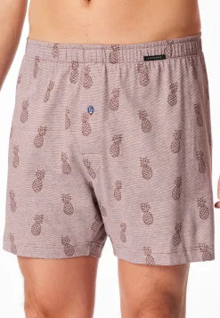 Boxershorts 2er-Pack Jersey uni gemustert - Boxershorts Multipacks