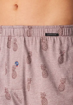 Boxershorts 2er-Pack Jersey uni gemustert - Boxershorts Multipacks