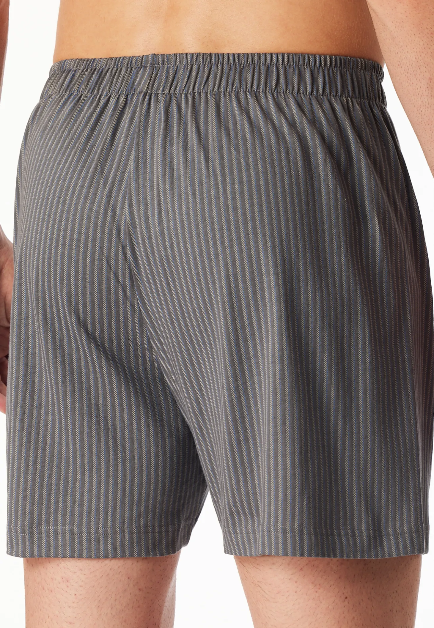 Boxershorts 2er-Pack Jersey uni gemustert - Boxershorts Multipack