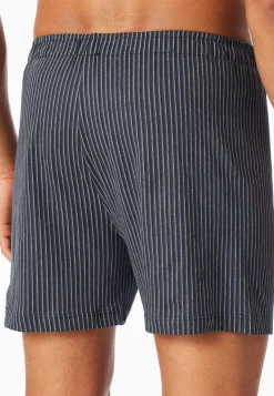 Boxershorts 2er-Pack Jersey uni gemustert - Boxershorts Multipacks