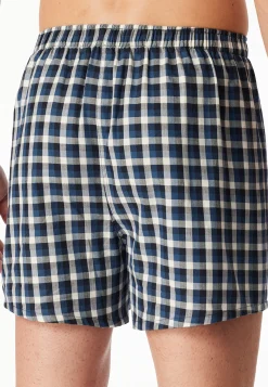 Boxershorts 2er-Pack Webware Karo mehrfarbig - Boxershorts Multipack