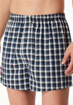 Boxershorts 2er-Pack Webware Karo mehrfarbig - Boxershorts Multipack