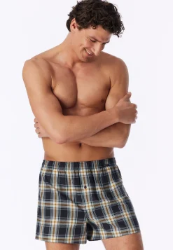 Boxershorts 2er-Pack Webware mehrfarbig gemustert - Boxershorts Multipack