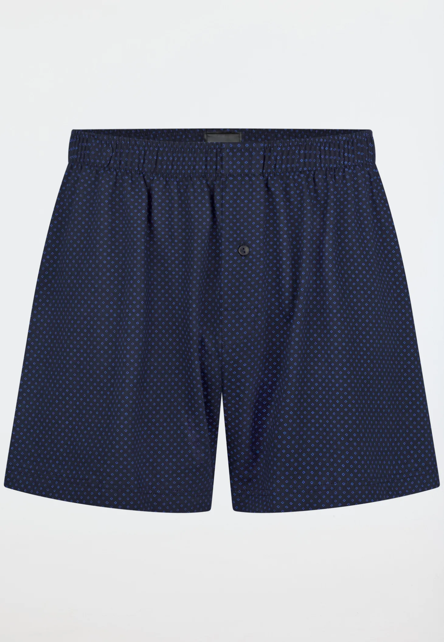 Boxershorts Jersey dunkelblau gemustert - Cotton Casuals