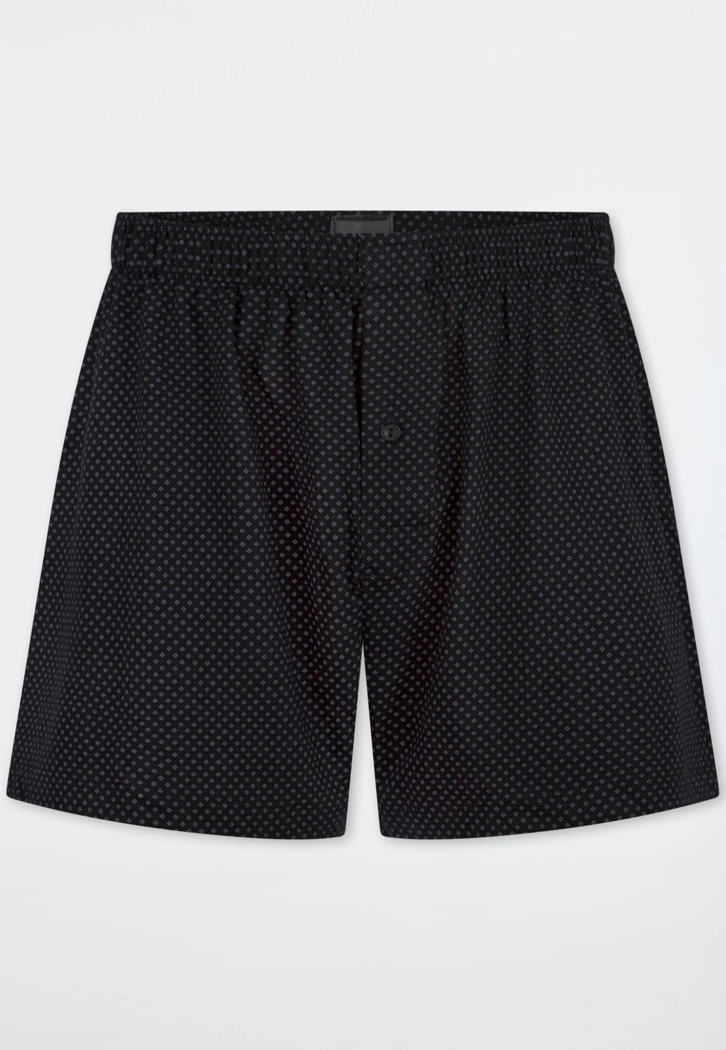 Boxershorts Jersey schwarz gemustert - Cotton Casuals