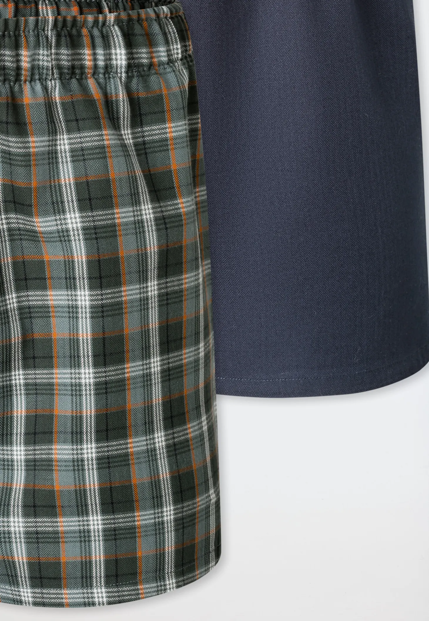 Boxershorts Webware 2er Pack Karo mehrfarbig - Boxershorts Multipacks
