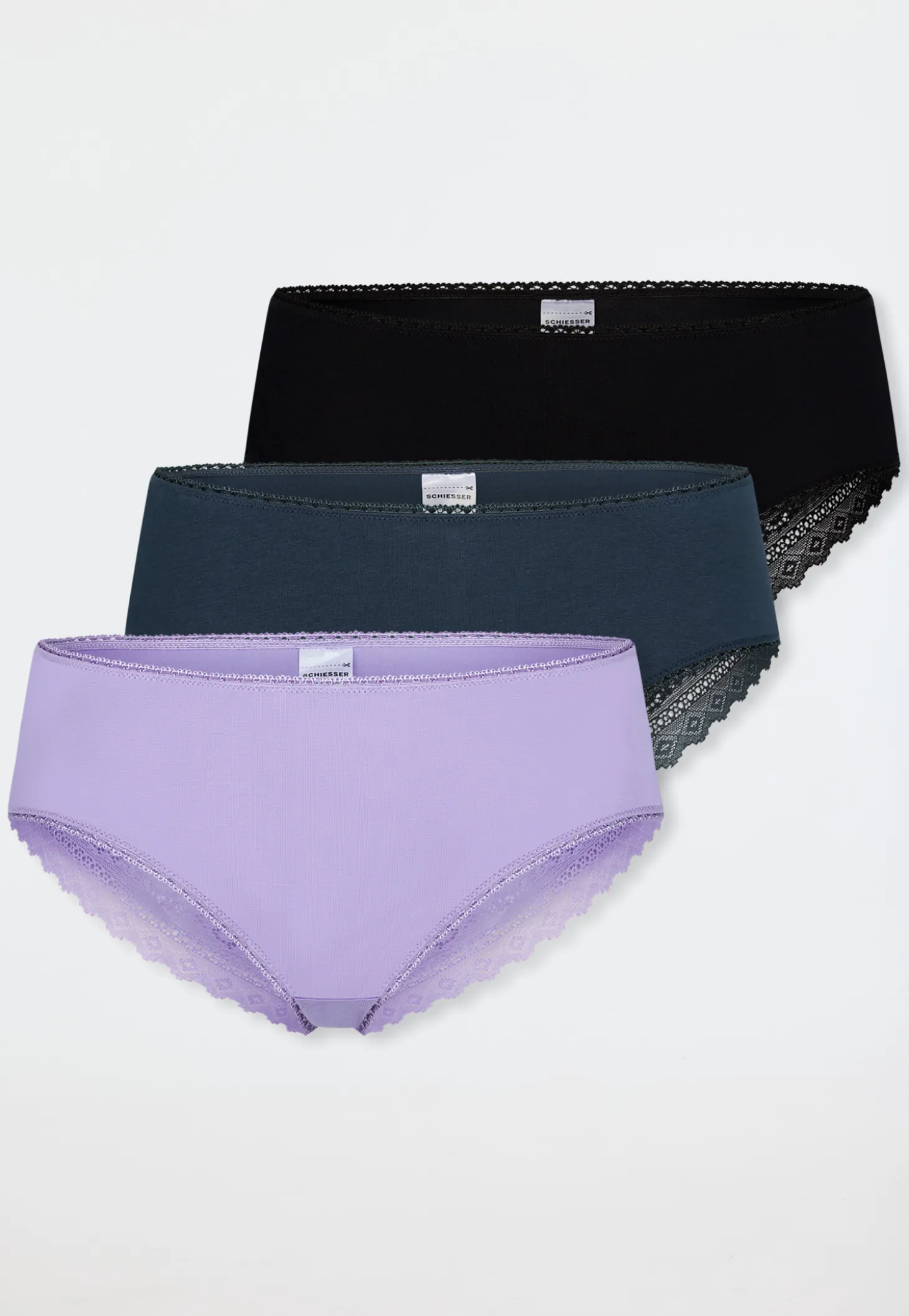 Brazilian 3er-Pack Spitze mehrfarbig - Modern Multipacks
