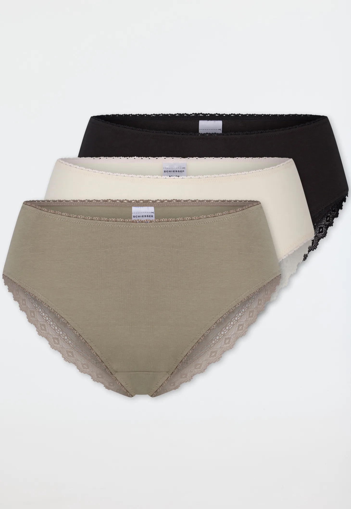 Brazilian 3er-Pack Spitze mehrfarbig - Modern Multipacks