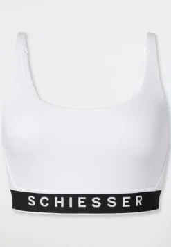 Bustier Doppelripp weiß - Pure Rib