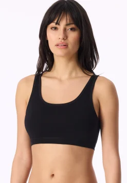 Bustier 2er-Pack ohne Cups schwarz - 95/5