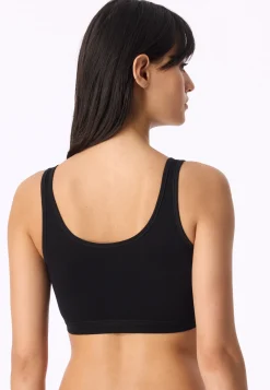 Bustier 2er-Pack ohne Cups schwarz - 95/5
