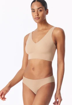 Bustier Microfaser herausnehmbare Pads maple - Invisible Soft