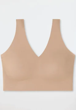 Bustier Microfaser herausnehmbare Pads maple - Invisible Soft