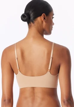 Bustier Microfaser herausnehmbare Pads maple - Invisible Soft