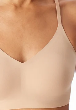 Bustier Microfaser herausnehmbare Pads maple - Invisible Soft