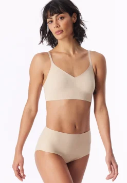 Bustier Microfaser herausnehmbare Pads sand - Invisible Soft