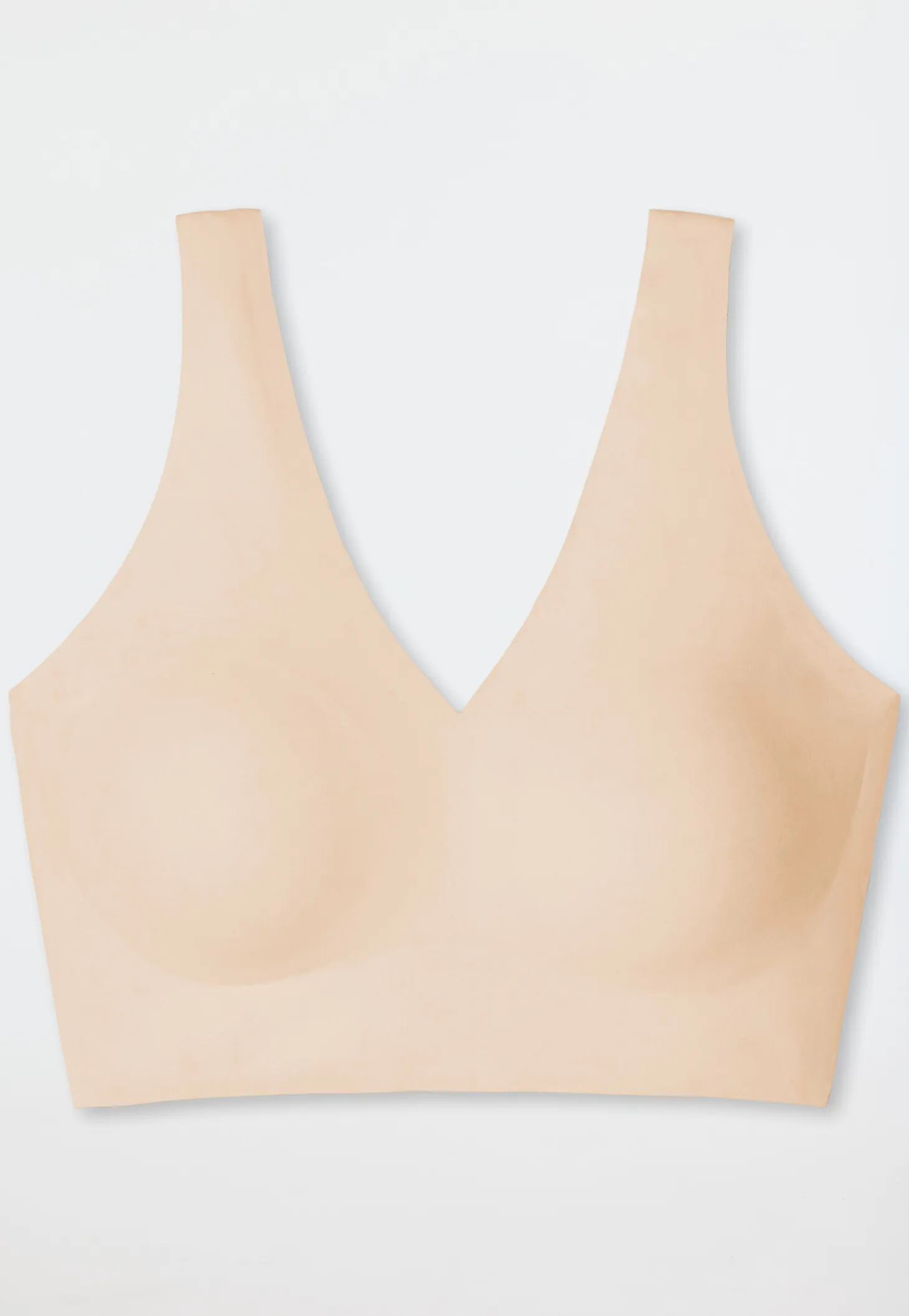 Bustier Microfaser herausnehmbare Pads sand - Invisible Soft