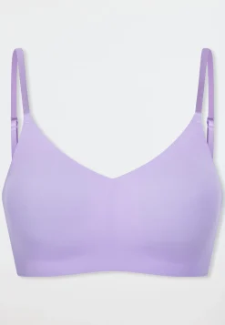 Bustier Mikrofaser herausnehmbare Pads zartlila - Invisible Soft
