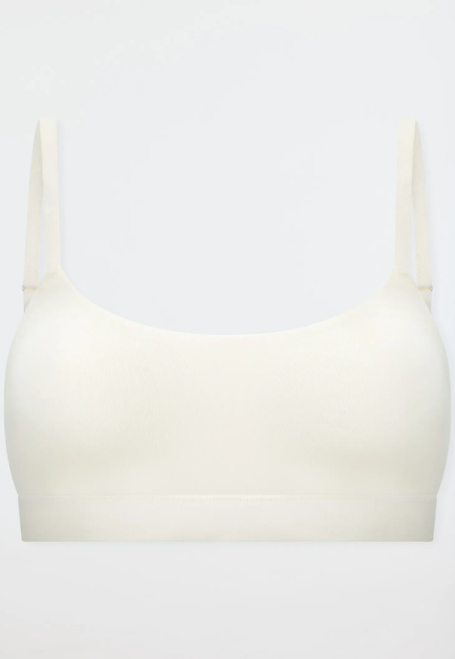 Bustier mit herausnehmbaren Pads off-white - Unique Cotton