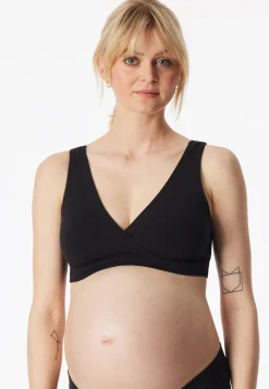 Bustier Schwangerschaftswäsche schwarz - Unique Maternity
