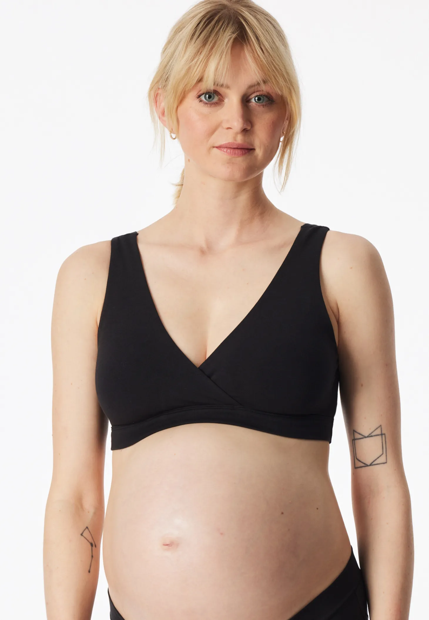 Bustier Schwangerschaftswäsche schwarz - Unique Maternity