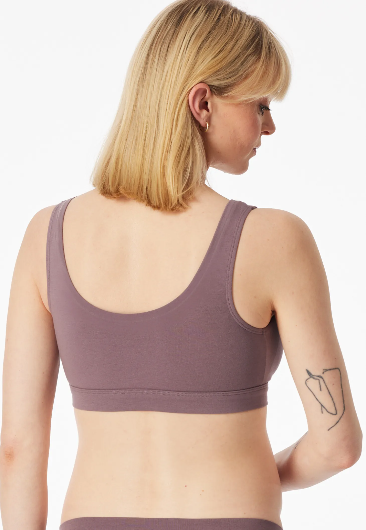 Bustier Schwangerschaftswäsche mauve - Unique Maternity