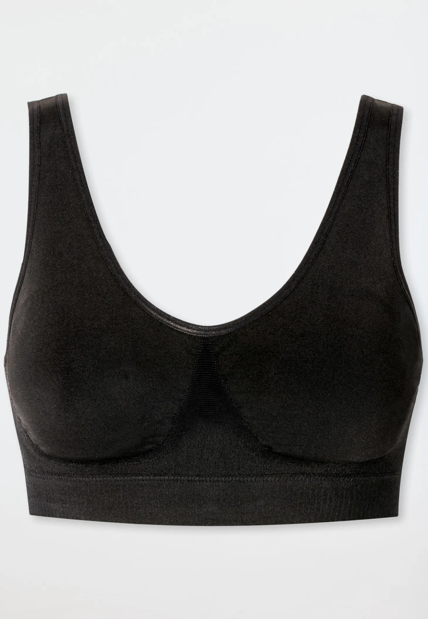 Bustier seamless herausnehmbare Pads schwarz- Classic Seamless