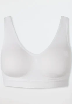 Bustier seamless herausnehmbare Pads weiß - Classic Seamless