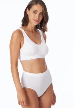 Bustier seamless herausnehmbare Pads weiß - Classic Seamless