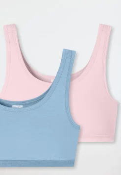 Bustiers 2er-Pack blau/ rosa - 95/5