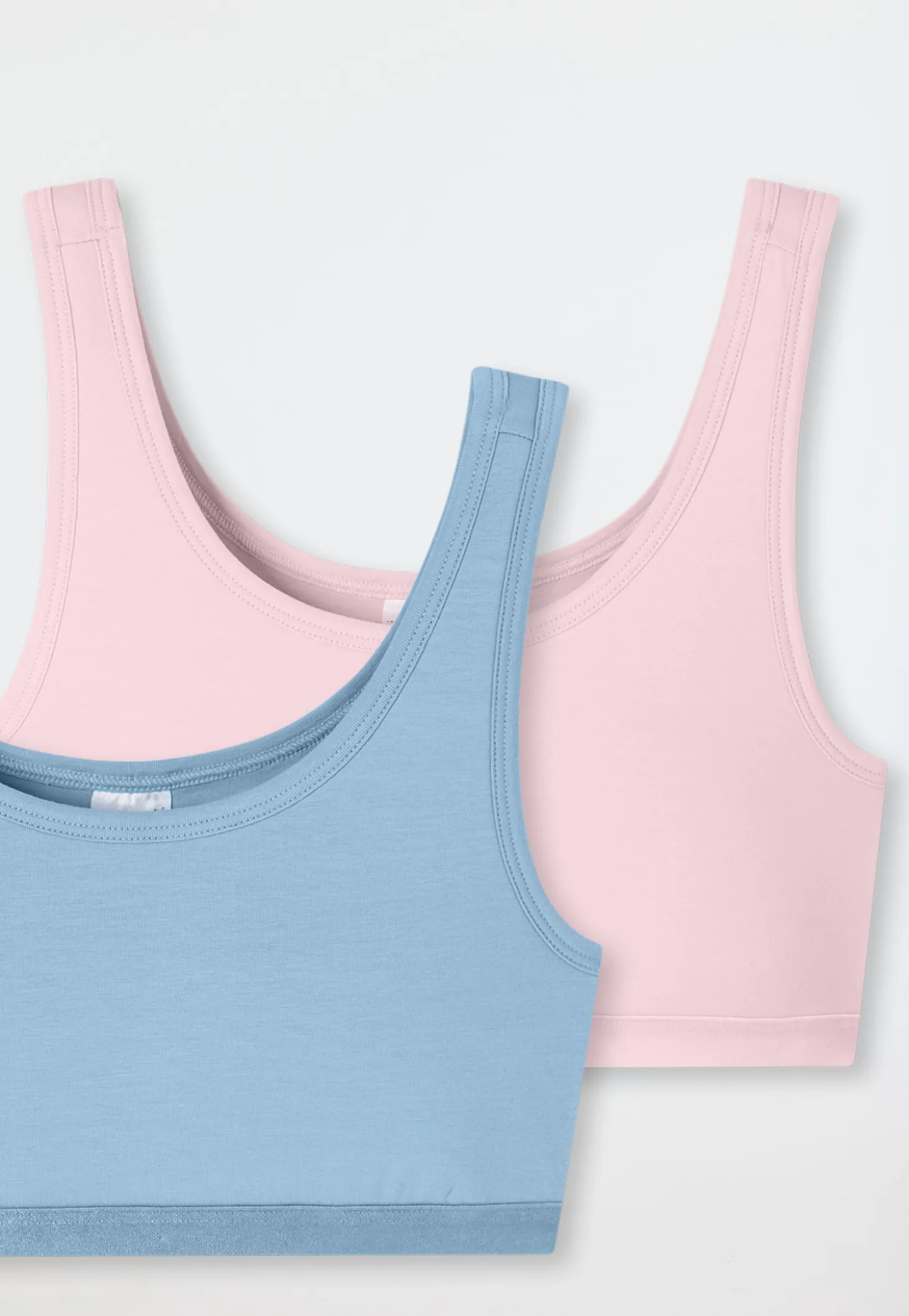 Bustiers 2er-Pack blau/ rosa - 95/5