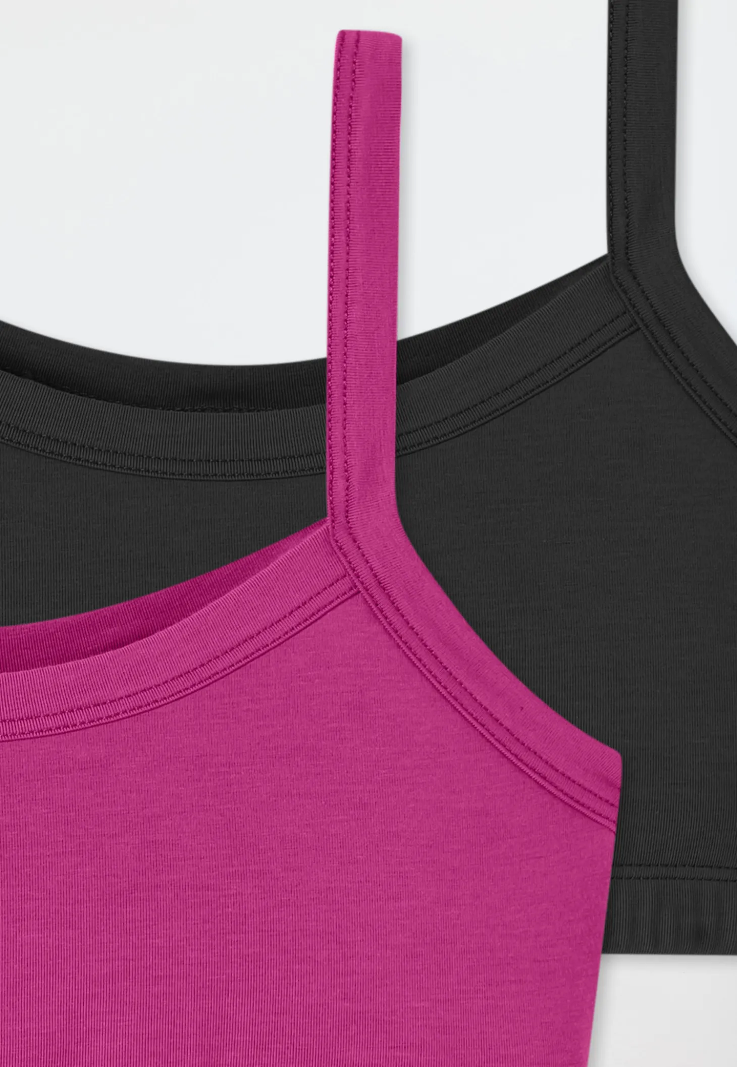 Bustiers 2er-Pack pink/schwarz - Fresh Vibe