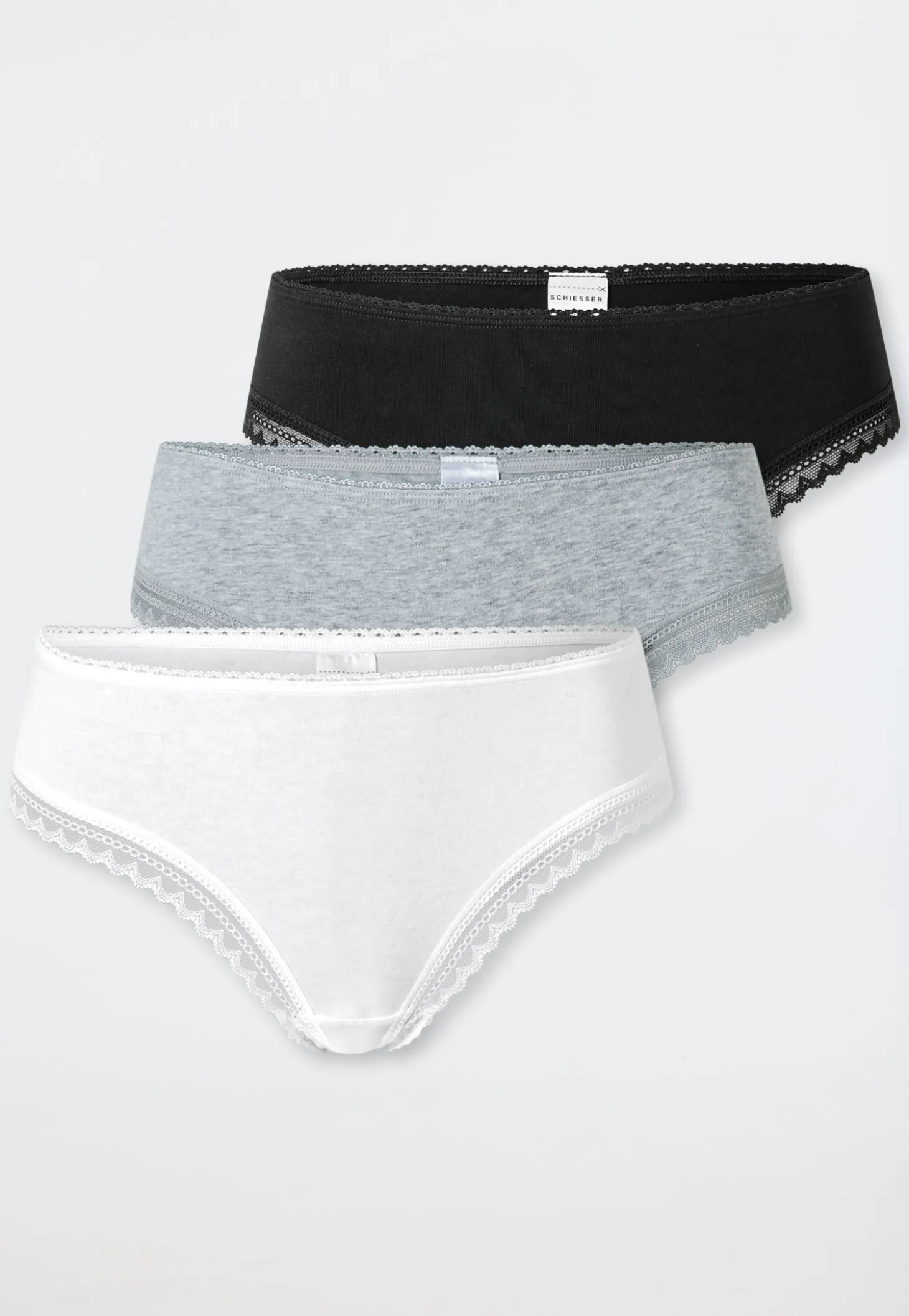 Cheeky-String 3er-Pack Spitze mehrfarbig - Modern Multipacks